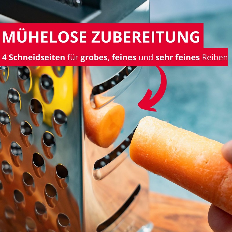 Westmark Grater, Stainless Steel, Silver, 15.7 x 10.6 x 8