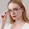 REAVEE 3 Pack Slim Pen Reading Glasses Small Tube Readers