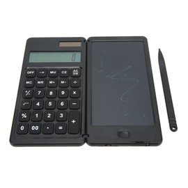 Calculator Notepad 10 Digit Display Dual Power Drive 128g Multifunction Solar Folding Calculator for Office School Home