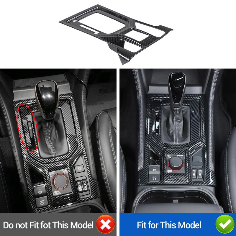 Central Control Gear Shift Panel Trim Cover Compatible with Subaru