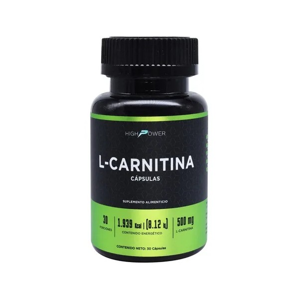L-Carnitina 500 Mg 30 Cápsulas High Power