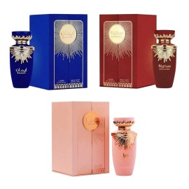 Lattafa (Bundle Pack) Emaan + Haya + Sakeena by Lattafa 3.4oz (100ml) Eau de Parfum EDP
