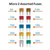 Tek Automotive Micro2 Car Fuses – 10 Pack ATR Blade