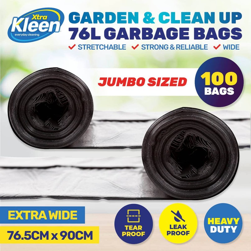 Xtra Kleen Tear and Leak Proof Garbage Bin Liner 10-Piece