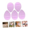 Vaguelly 5pcs Exfoliating Scrubber Gloves Reusable Facial Cleansing Mitts for