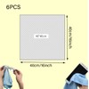 6-Pack Microfiber Cleaning Cloths, 16x16 Inch, Lint-Free for Windows, Glasses,