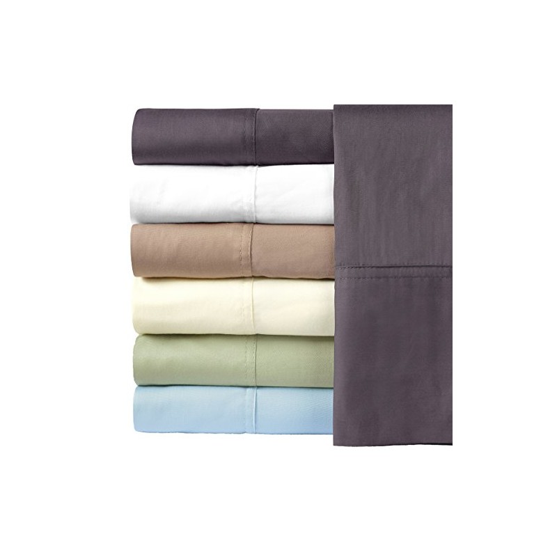 Royal Hotel Bedding Silky Soft Bamboo Cotton Pillow-Cases, 100% Bamboo-Cotton