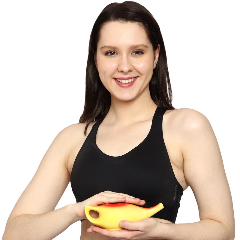Ceramic Neti Pot for Nasal Cleansing | Natural Treatment for