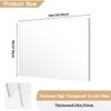 ADTDA Clear Acrylic Sheet Plexiglass,1/4" Thick (6mm) Acrylic Glass Sheet,Plexiglass