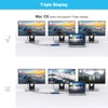 OBERSTER USB C Docking Station, 12 in 1 Triple Display