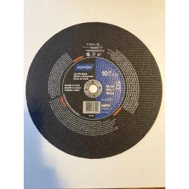 Norton 89390 Stationary Saw Cut-Off Blade-Metal, 10” x 3/32” x 5/8”