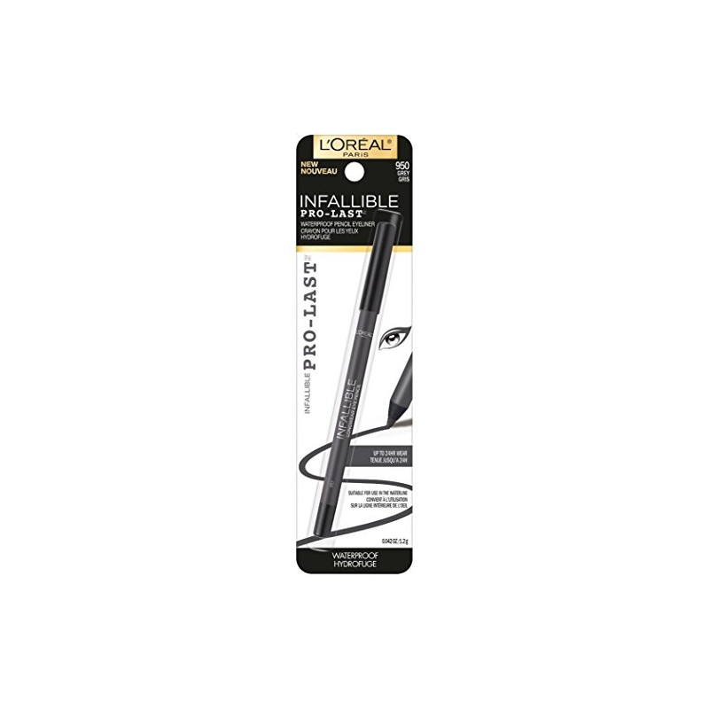 L'Oreal Paris Makeup Infallible Pro-Last Pencil Eyeliner, Waterproof & Smudge-Resistant,