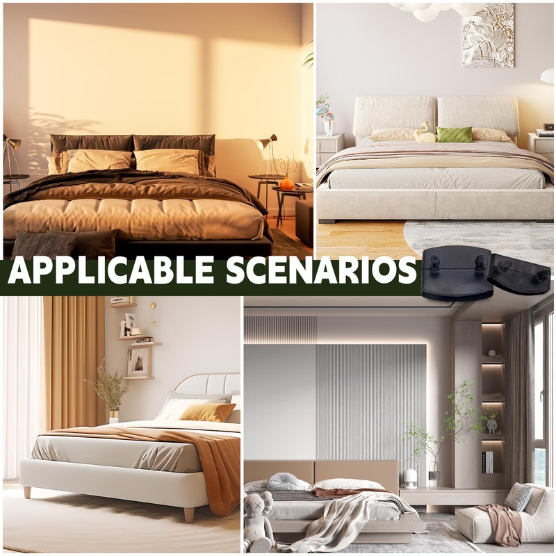 RFYTDCF Slatted Frame Holder, Slatted Holder End Cap Holder Plastic