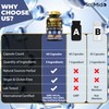 Tenmido Pure Magnesium Glycinate Supplements - 4in1 with L-Theanine, Ashwagandha,