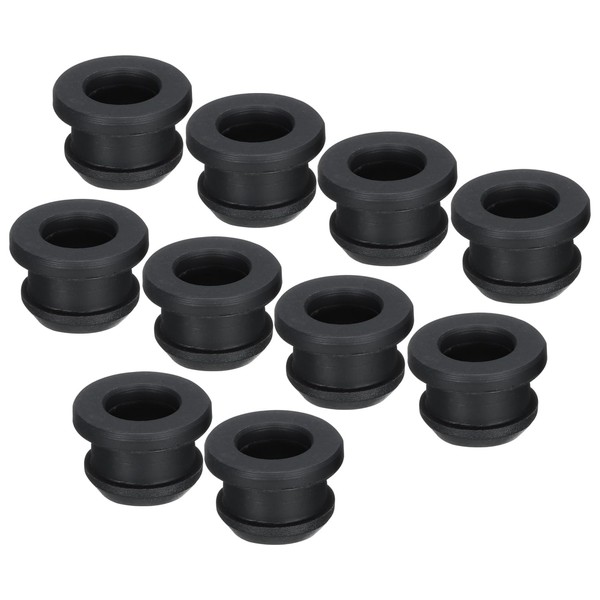 QUARKZMAN Pack of 10 Snap Rubber Grommet Connectors Mounting Diameter