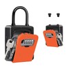 ZHEGE Key Box, Combination Type, Padlock, Dial Type, 4-Digit, Japanese