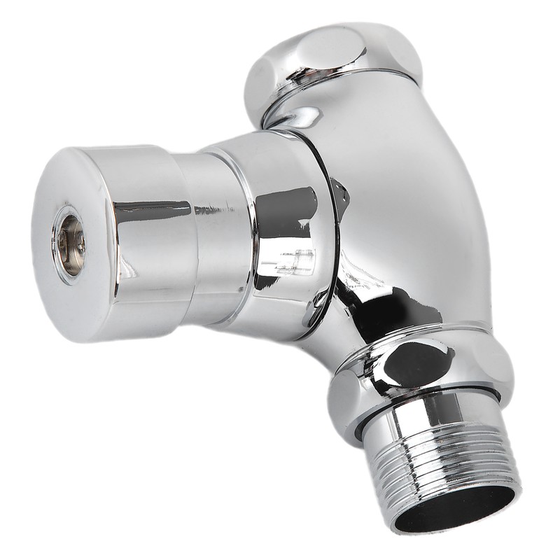 Urinal Flush Valve Brass Hand Pressing Delay Self Closing Bathroom