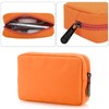JINSI Small Makeup Bag Cosmetic Pouch Zipper Mini Tech Charger
