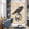 FEASRT The Raven Wall Tapestry Edgar Allan Poe Hymn Mural