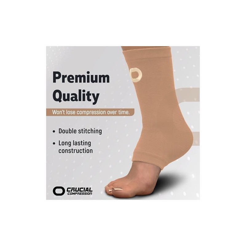 Ankle Compression Sleeve for Women & Men (Pair) – Ankle