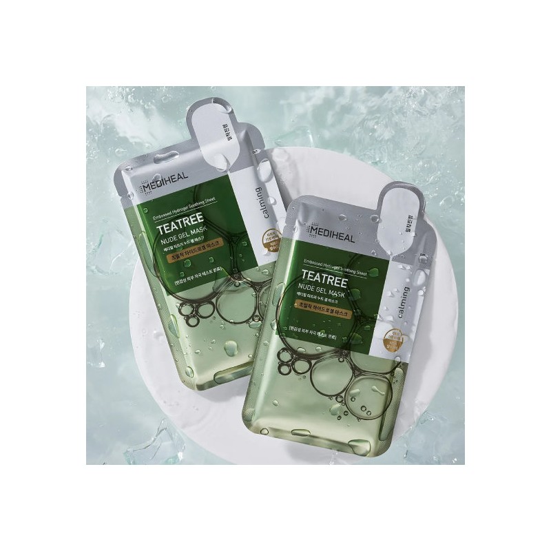 Mediheal Tea Tree Soothing Nude Gel Mask 10 Sheets /