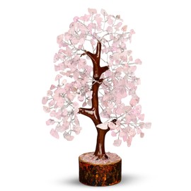 Rose Quartz Tree, Pink Office Decor, Spiritual Gifts For Women, Rock Tree, Pink Quartz Crystal, Aesthetic Room Decor, Desk Accessories For Women, Crystal Decor, Tree Of Life Decor, Gemstone, Pink Tree