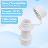 Omoojee Cooler Drain Plug Replacement Kit Compatible with Igloo 50–165