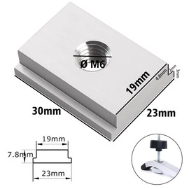 YFFSFDC 10pcs T Slot Nuts M6 T Slot Fasteners Screws Groove Fasteners for Woodworking Tools Jigs Table Saw Accessories Woodworking Tools