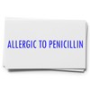 Doctor Stamp - Large Pre-Inked Allergic to Penicillin Stamp with