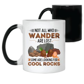 Wandering Geology Enthusiast Finds Gems Earth Fossils Gift Geologist Rocks Stone Crystals 11oz 15oz Color Changing Mug