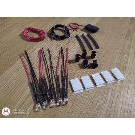 Led-accent 5pcs Pink Light Emitting Diode (LED) Kit For Accenting Crafts, Hobbies, & More!