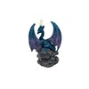 Fantasy Dragon Mythical Creature On Rock Christmas Tree Hanging Ornament