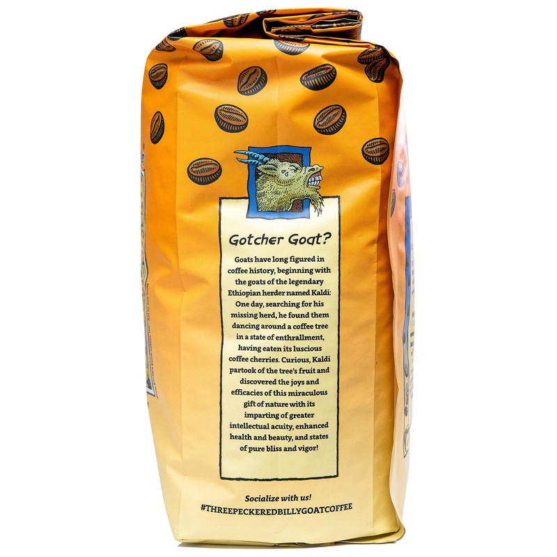 Raven's Brew Coffee High Caffeine Coffee Dark Roast Ground -