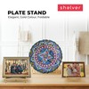 Metal Plate Stand for Display, Gold Colour, Foldable, Pack of