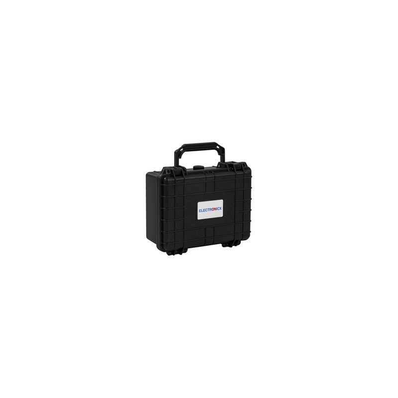 Electronicx Outdoor Black Lattice Foam Photo Bag - Modern, black