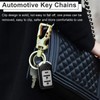 ecocstm 2 PCS Key Chain, Carabiner Clip Car Key Chains,