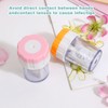 4 PCS Contacts Case Cleaner Machines, Lens Cleaning Container for