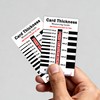 2 Pack Sports Card Thickness Measuring Card 2.13 x 3.38