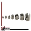 Threaded insert (self-tapping) with cutting slot - M6 - (1