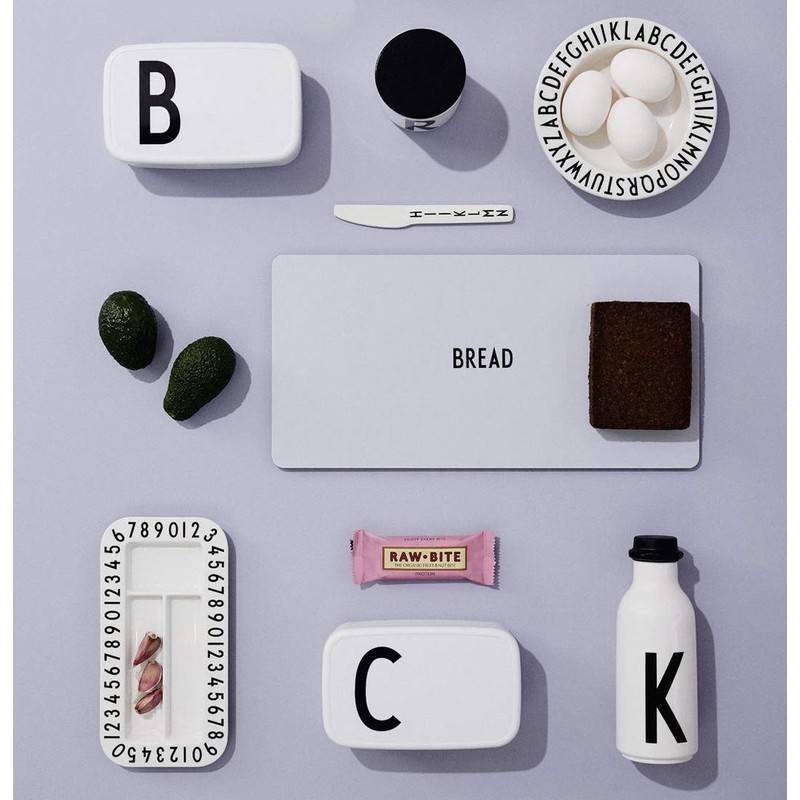Design Letters Personal Water Bottle White (B) | BPA Free