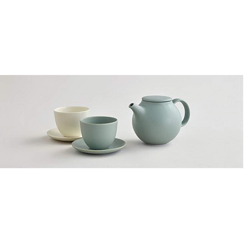 KINTO 17140 PEBBLE Teapot, 16.2 fl oz (480 ml), White