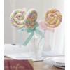 Skyseen 2PCS Artificial Marshmallow Lollipops Fake Cotton Candy Dessert Model