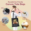 Skull tote bag Reading Because Murder Is Wrong Gifts For