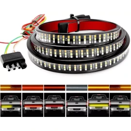 PUNKZZ Tira De Luz Led De Puerta Trasera 60 Pulgadas Para Camioneta