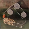 FineLife Window BIrd Feeder Large Food Tray and Suction Cup