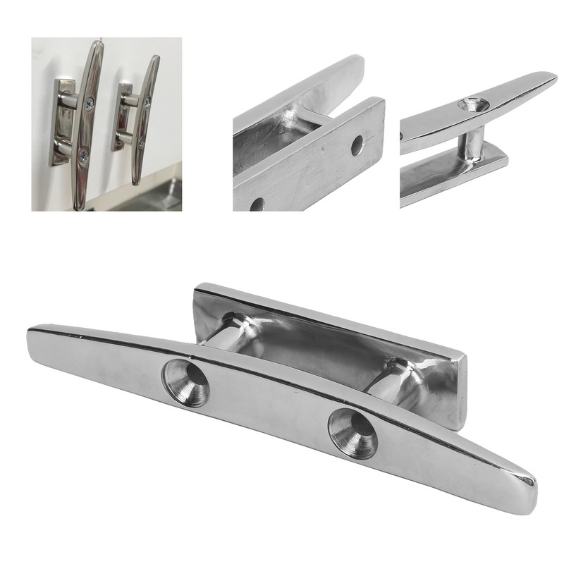 6in Low Flat Dock Cleat 2 Hole Deck Rope Anchor