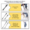 Fanwer Metal Shoe Horn Long Handle For Seniors,14"-37" Adjustable Shoehorns