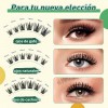 Extensiones De Pestañas Kit 144pcs Mixta Gruesa Chloe Laurel Espesor