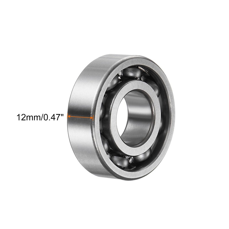 sourcing map 6203 Deep Groove Ball Bearing,2pcs 17 x 40