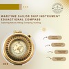 collectiblesBuy Vintage Military Navigational Marine Brass Compass 2.5 Pocket Antique